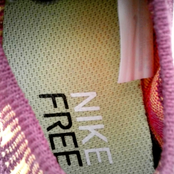 Nike Free 5.0+ Flyknit Women's Running Shoes Fireberry Pink Orange Size 8.5 - Picture 5 of 7
